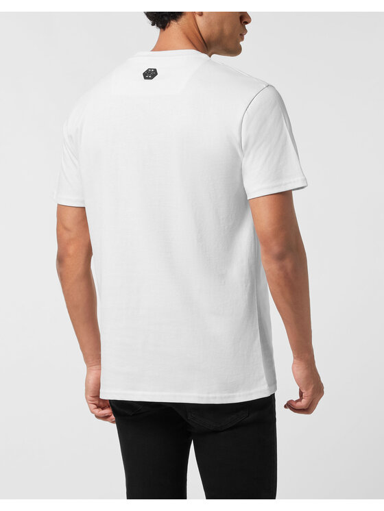 PHILIPP PLEIN PHILIPP PLEIN T-Shirt 26229 Biały Regular Fit
