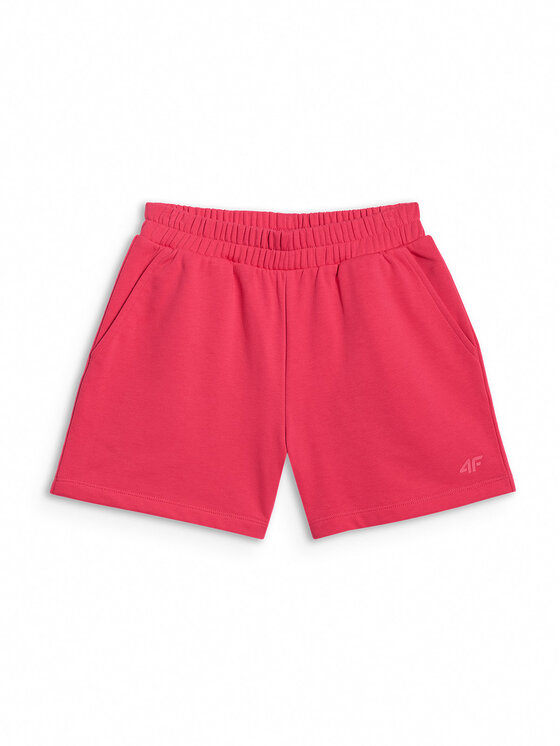4F 4F Szorty sportowe THE COLOR'S ENERGY Różowy ciemny Loose Fit