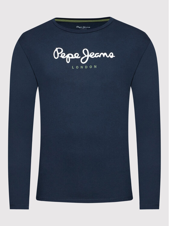 Pepe Jeans Pepe Jeans Longsleeve Eggo PM508209 Dunkelblau Regular Fit