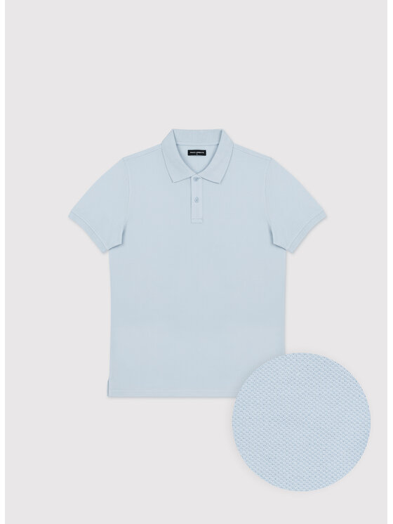 Pako Lorente Pako Lorente Polo P26SN-TX-004 Niebieski Classic Fit