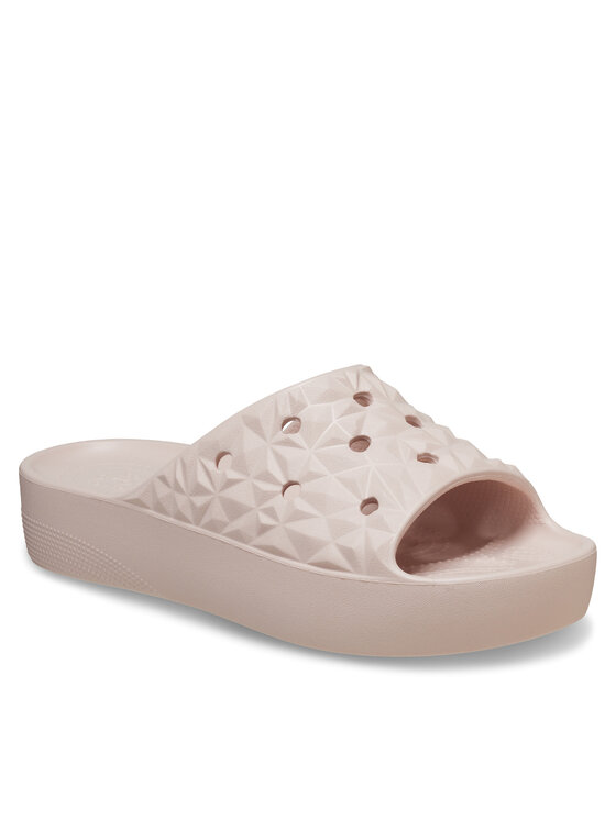 Crocs Crocs Чехли Classic Platform Geometric Slide W 209564 Розов