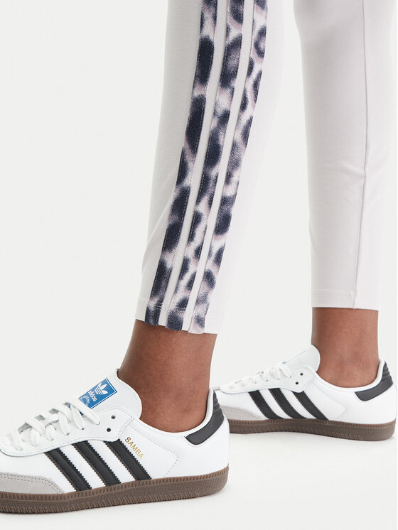 adidas adidas Legíny Seasonal Essentials Leopard Print KC3883 Fialová Slim Fit