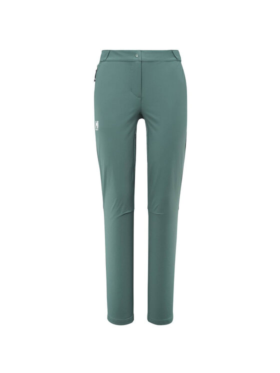 Millet Millet Spodnie outdoor Ubic Stretch Pant W Zielony Regular Fit