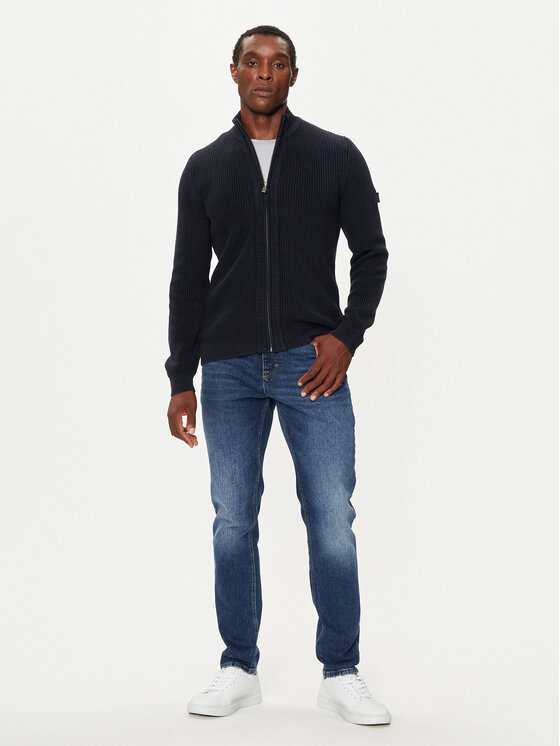 JOOP! Jeans JOOP! Jeans Sweter 15 JJK-16Hajor 30042637 Granatowy Modern Fit