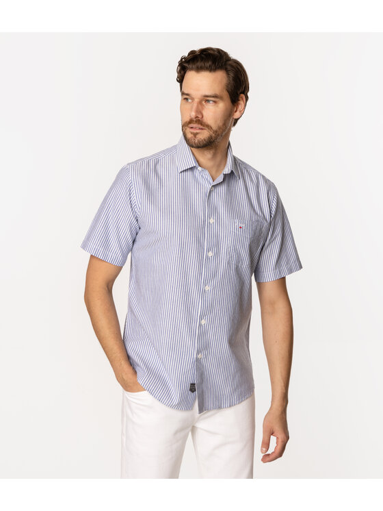 Lee Cooper Lee Cooper Koszula WINDSOR2 PL37 Niebieski Slim Fit