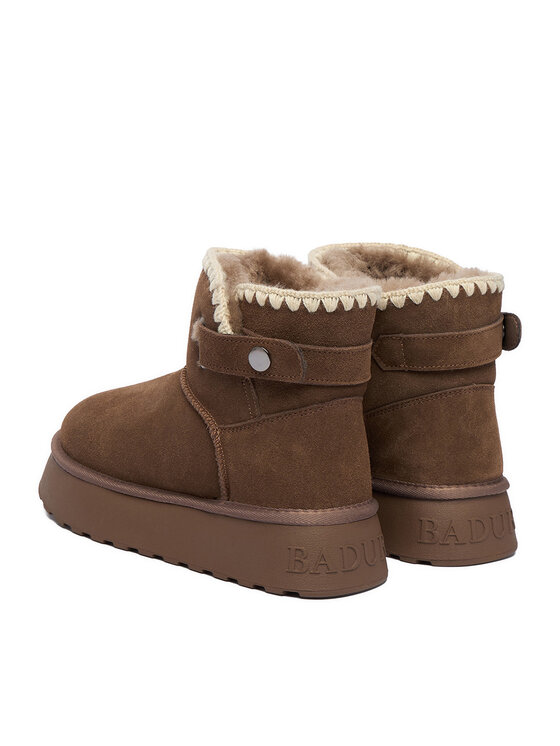 Badura Badura Śniegowce EO-ANGELA-TS6296-01 Brązowy
