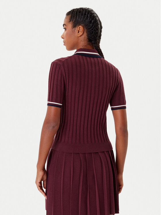 Guess Guess Polo marškinėliai V5BP04 Z1152 Vyšninė Regular Fit