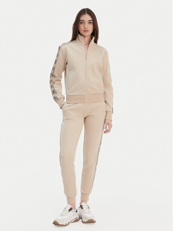 Guess Guess Mikina V2YQ16 KB3P2 Béžová Regular Fit