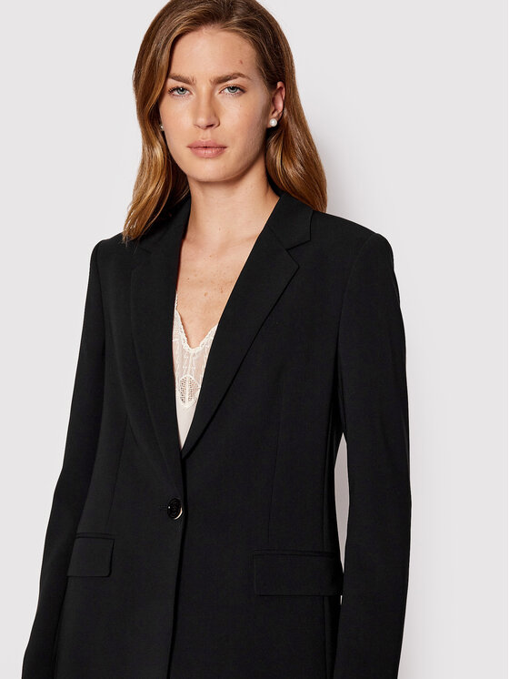 BOSS Boss Marynarka Jocalua 8 50457442 Czarny Relaxed Fit