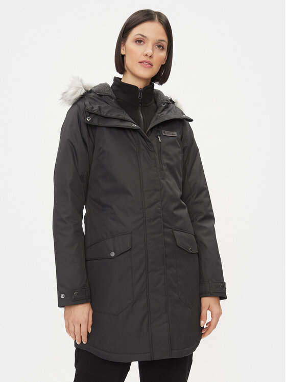 Columbia Columbia Zimní bunda Suttle Mountain™ Long Insulated Jacket Černá Regular Fit