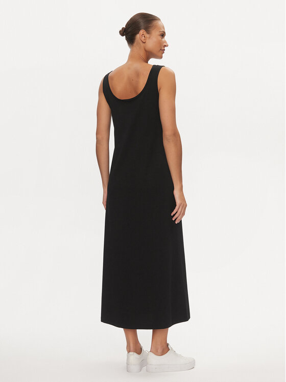 Calvin Klein Jeans Calvin Klein Jeans Ljetna haljina Monologo J20J223702 Crna Loose Fit