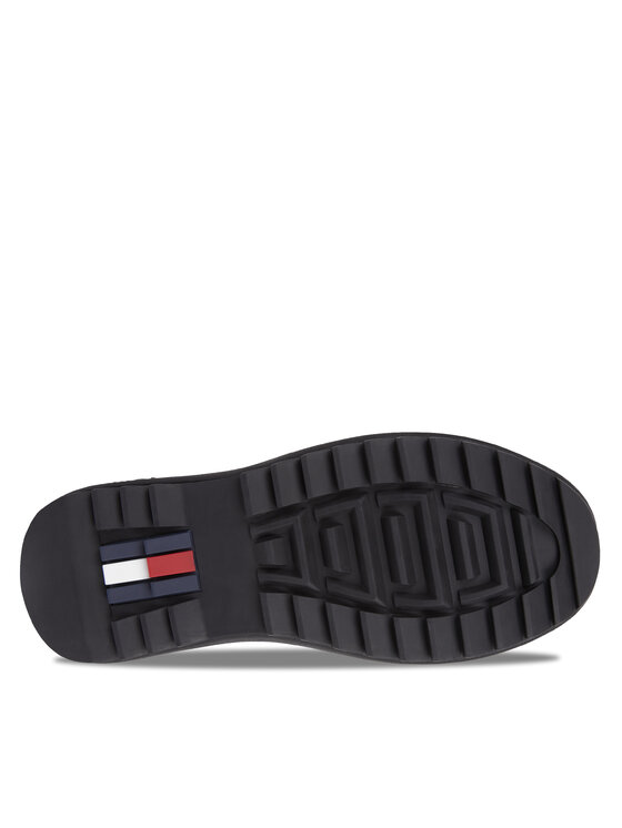 Tommy Jeans Tommy Jeans Šnurovacia obuv Tjm Mix Material Boot EM0EM01245 Čierna
