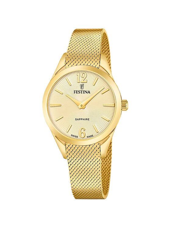 Festina Festina Hodinky F20077-3 Zlatá