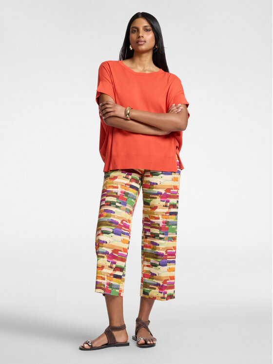 Elena Mirò Elena Mirò Sweter M549E001930N027 Pomarańczowy Boxy Fit