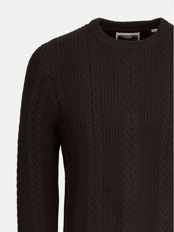 Jack & Jones Jack & Jones Sweter 12261436 Czarny Regular Fit