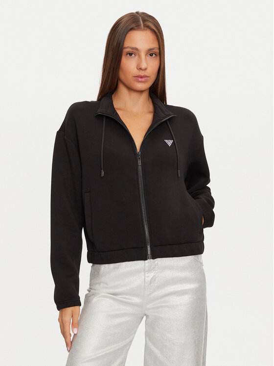 Guess Guess Mikina V4BQ14 K7UW2 Černá Regular Fit