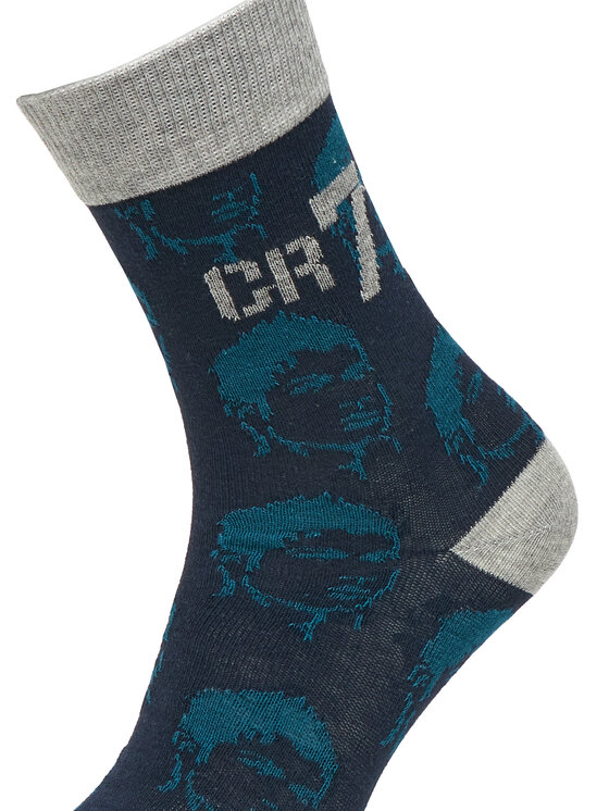 Cristiano Ronaldo CR7 Cristiano Ronaldo CR7 Vaikiškų ilgų kojinių komplektas (3 poros) 8470-80 Spalvota