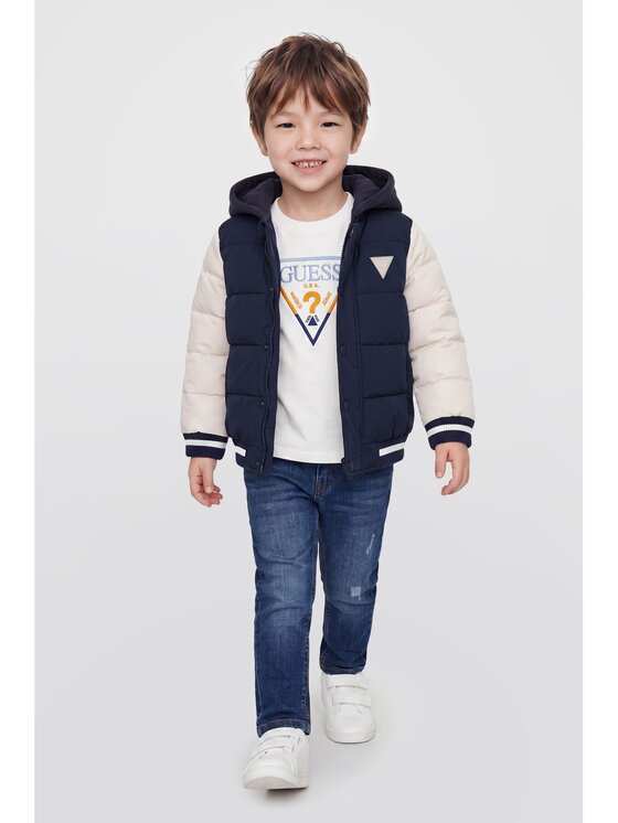 Guess Kids Guess Kids Bunda pro přechodné období 185391 Modrá Classic Fit