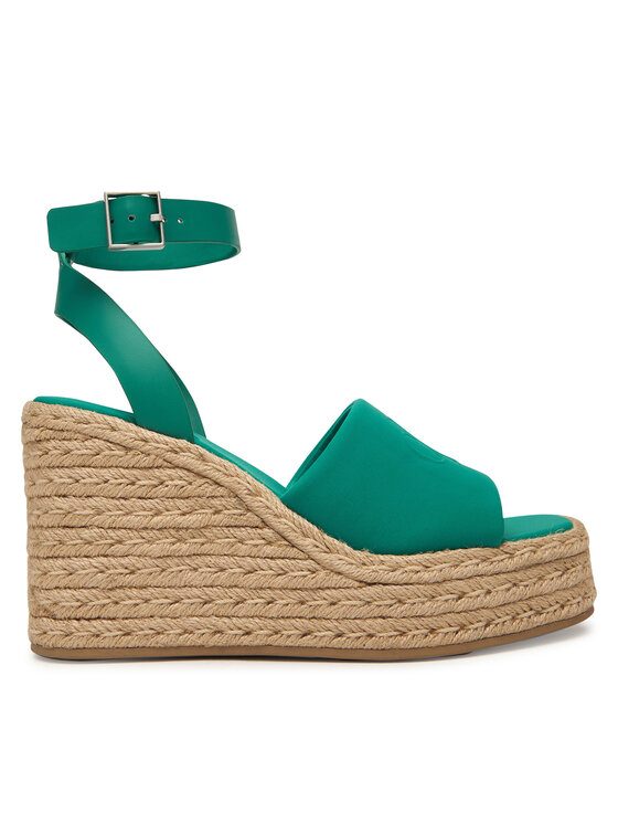 Calvin Klein Espadrile Wedge Espad 70 Neopr Mg HW0HW03014 Verde