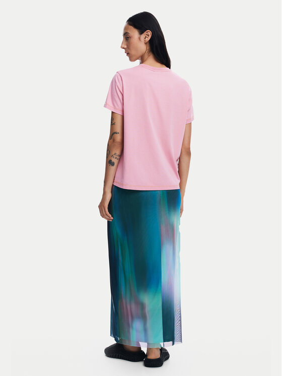 Desigual Desigual T-shirt Brandy 24WWTK24 Rosa Regular Fit