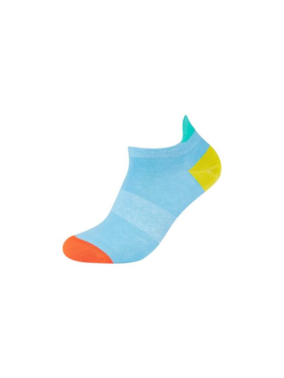 Fun Socks Fun Socks Skarpety Niskie Unisex ORGANIC COTTON MOTIFS SNEAKER 2P Kolorowy