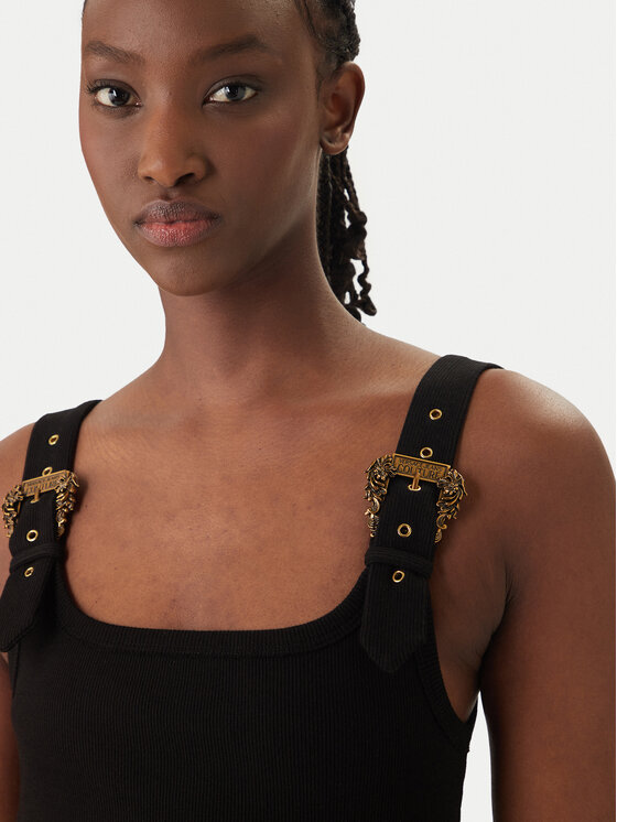 Versace Jeans Couture Versace Jeans Couture Kasdieninė suknelė 80HAO943 J0198 Juoda Slim Fit