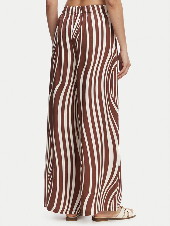 Seafolly Seafolly Riidest püksid Coastline 55541-PA Pruun Wide Leg