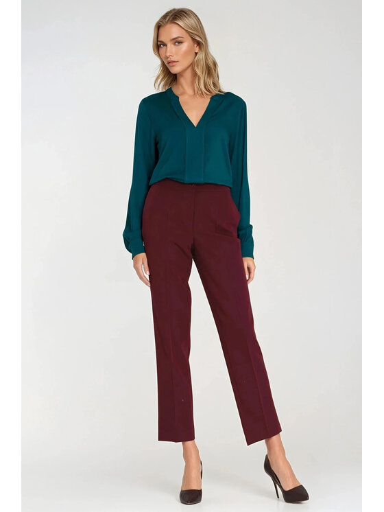 NIFE NIFE Halenka B196 Zelená Regular Fit