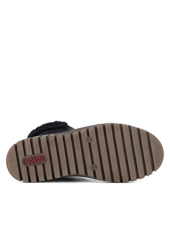Rieker Rieker Trzewiki Y3467-00 Czarny
