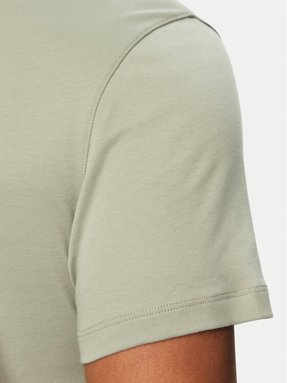 Calvin Klein Calvin Klein Тишърт LV04LG222G Каки Slim Fit