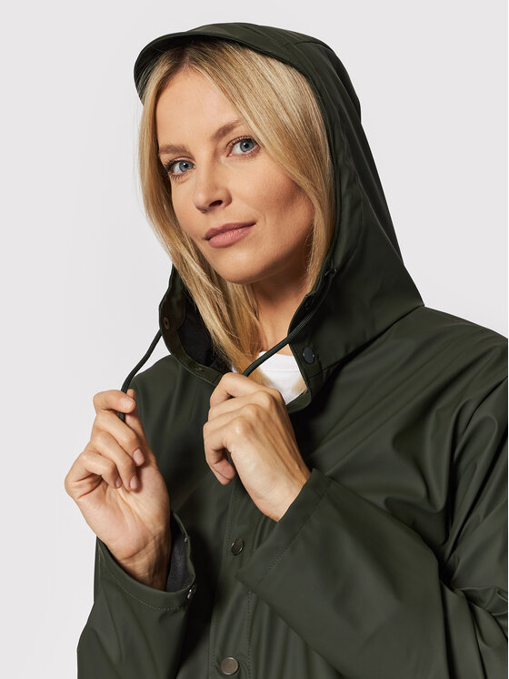 Rains Rains Kurtka przeciwdeszczowa Unisex 12010 Zielony Regular Fit