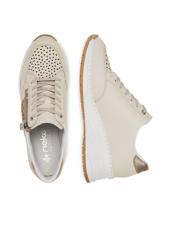 Rieker Rieker Sneakersy N4344-60 Beżowy