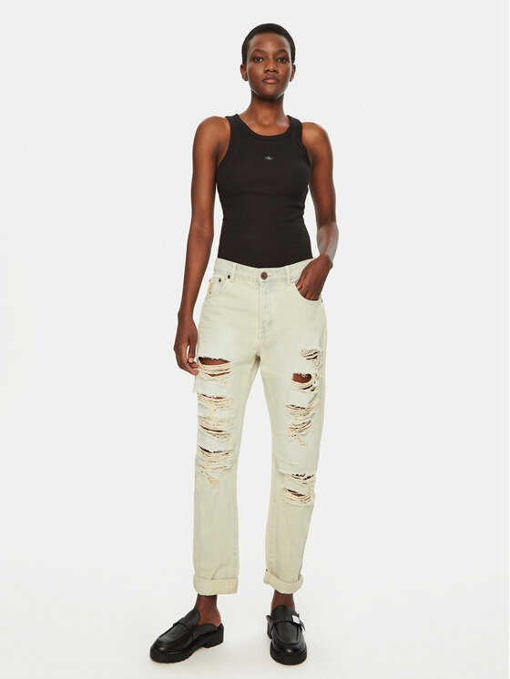 One Teaspoon One Teaspoon Blugi Saints 26698 Albastru celest Boyfriend Fit
