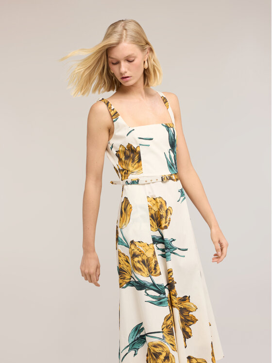 Motivi Motivi Vestito da giorno 7550Q203638N001 Bianco Regular Fit