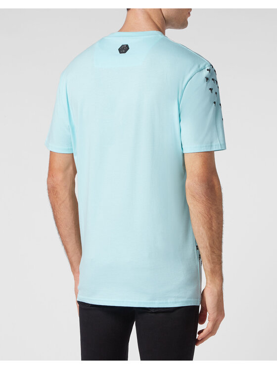 PHILIPP PLEIN PHILIPP PLEIN Tričko 171 Modrá Regular Fit