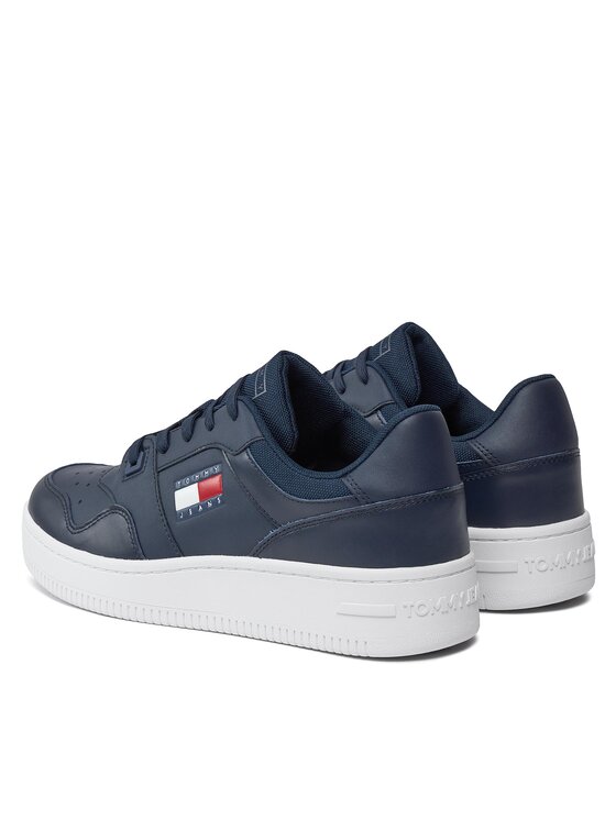 Tommy Jeans Tommy Jeans Laisvalaikio batai Tjm Retro Basket Ess EM0EM01395 Tamsiai mėlyna