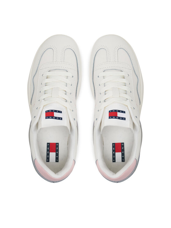 Tommy Jeans Tommy Jeans Sneakers The Greenwich Leather EN0EN02794 Alb