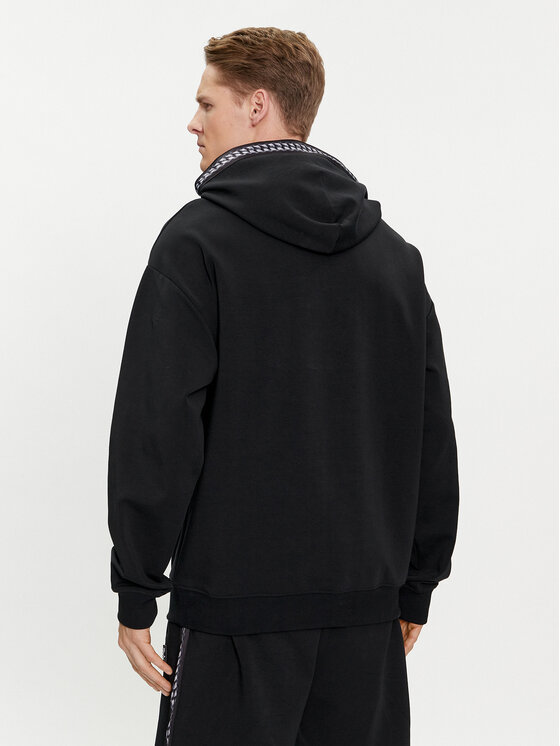 HUGO Hugo Bluză Datechi 50510105 Negru Relaxed Fit
