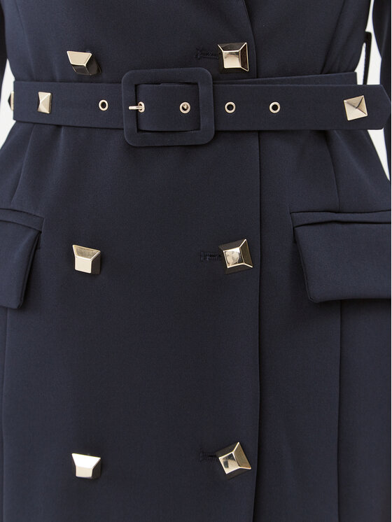 Maryley Maryley Vestito da giorno 23IB372/41MO Blu scuro Regular Fit