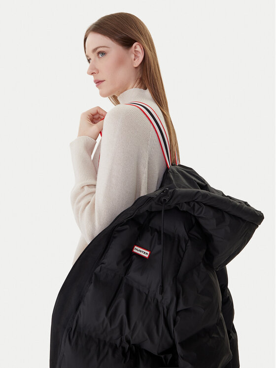Hunter Hunter Зимно палто Hutchison HARW0001252 Черен Regular Fit