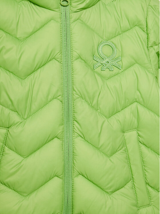 United Colors Of Benetton United Colors Of Benetton Kurtka przejściowa 2TWDGN02V Zielony Regular Fit