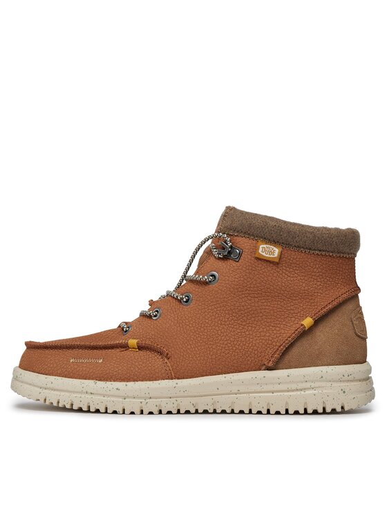 Hey Dude Hey Dude Trzewiki Bradley Boot Leather 40189-21N Brązowy