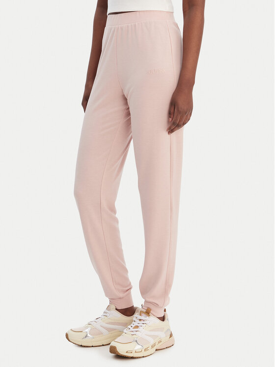 Guess Guess Melegítő alsó O6GB01 KCQP2 Rózsaszín Regular Fit