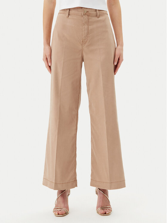 Guess Džínsy W5GA1Y WH7B1 Hnedá Wide Leg