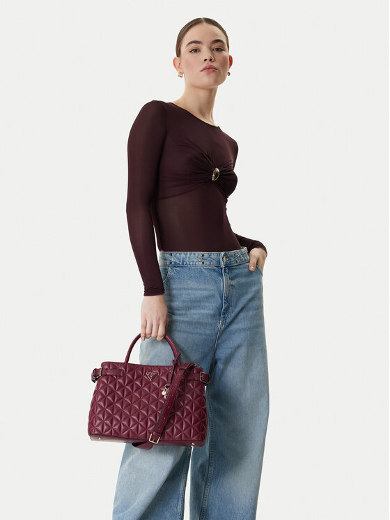 Guess Guess Geantă Paisleigh HWQG98 83060 Vișiniu