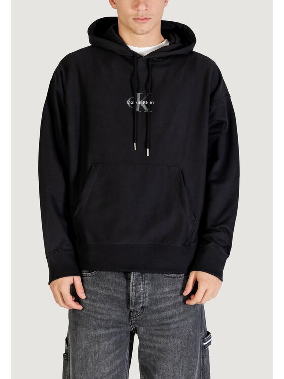 Calvin Klein Jeans Calvin Klein Jeans Μπλούζα PREMIUM TERRY MICRO Μαύρο Premium Fit