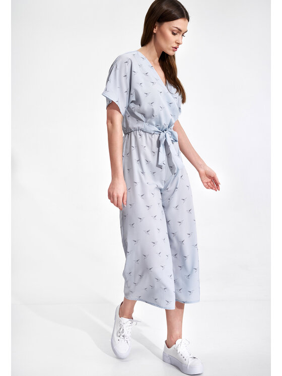 FIGL FIGL Kombinezon M863 Błękitny Regular Fit