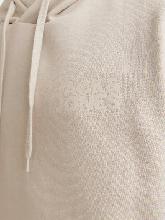 Jack & Jones Jack & Jones Sweatshirt Corp Logo 12152840 Beige Standard Fit