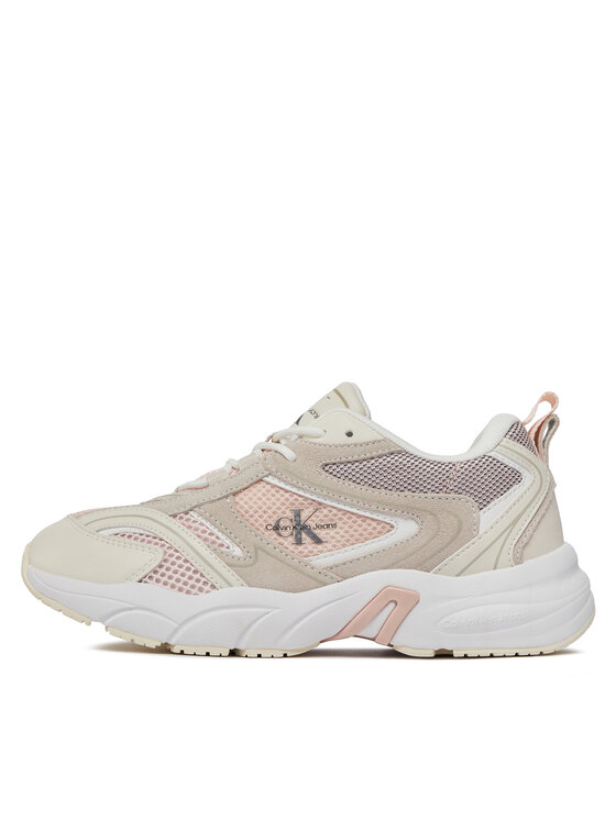 Calvin Klein Jeans Calvin Klein Jeans Αθλητικά Retro Tennis Su-Mesh Wn YW0YW00891 Μπεζ