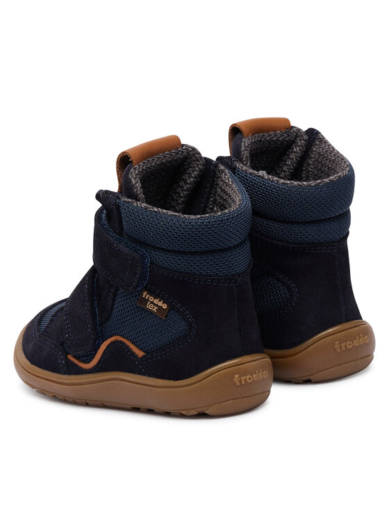 Froddo Froddo Kozačky Barefoot Tex Winter Tl G3160247-T M Tmavomodrá